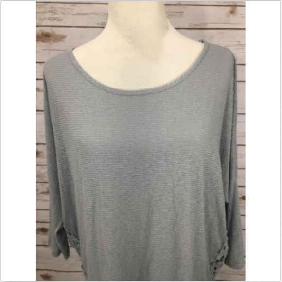 Painted Threads Women's Top L Large 3/4 Dolman - Picture 5 of 6